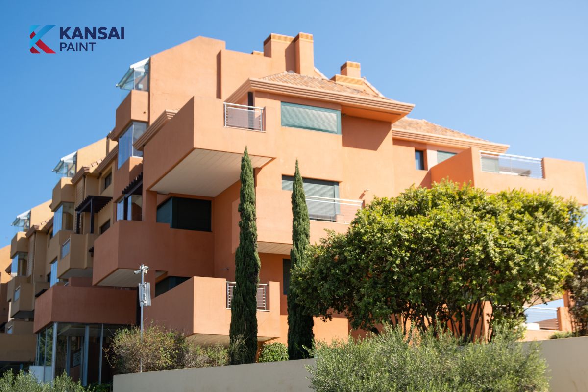 Phối Màu Sơn Mặt Tiền Nhà Ống 3 Tầng