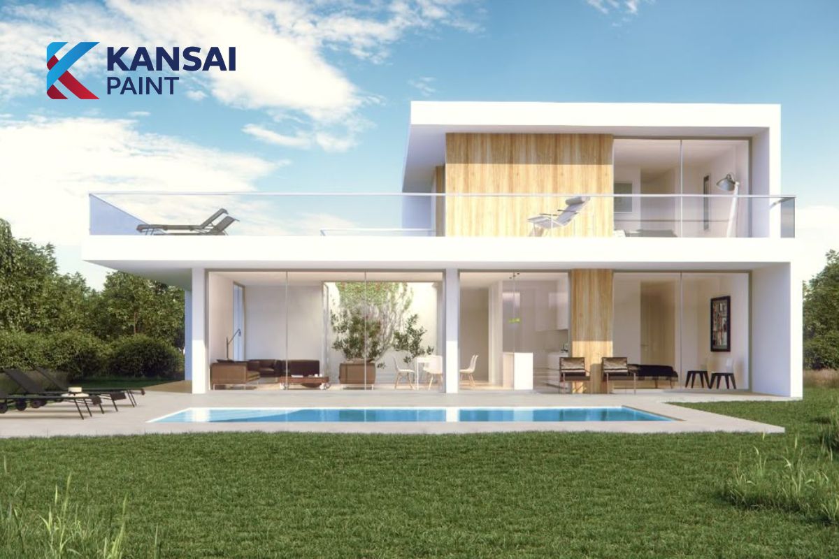 Màu Sơn Trắng Sứ Ánh Xanh