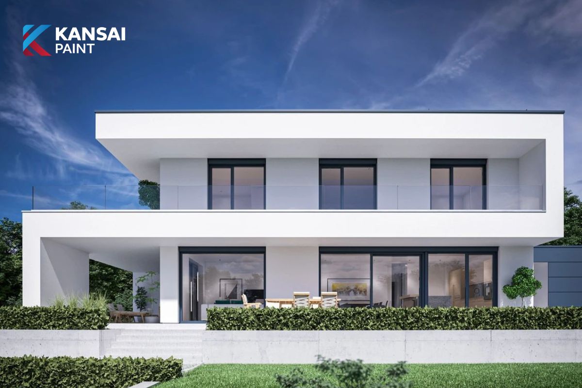 Màu Sơn Trắng Sứ Ánh Xanh