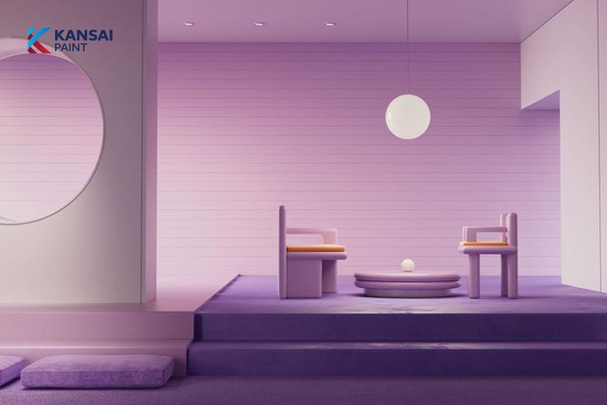 Sơn Nhà Màu Hồng Tím Nhạt Sơn Nhà Màu Hồng Tím Nhạt