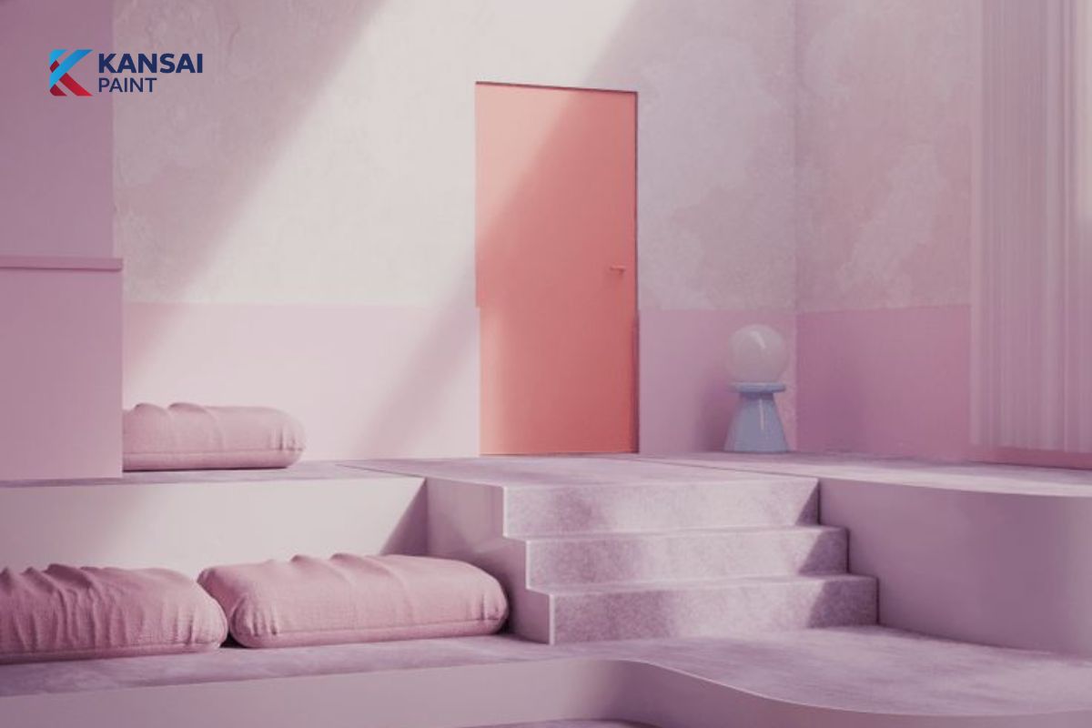 Sơn Nhà Màu Hồng Tím Nhạt Sơn Nhà Màu Hồng Tím Nhạt