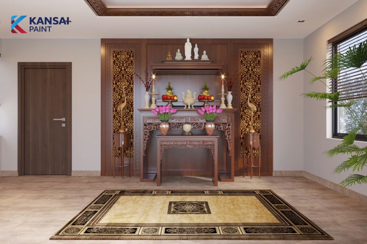 Màu Sơn Phòng Thờ Cho Người Mệnh Kim