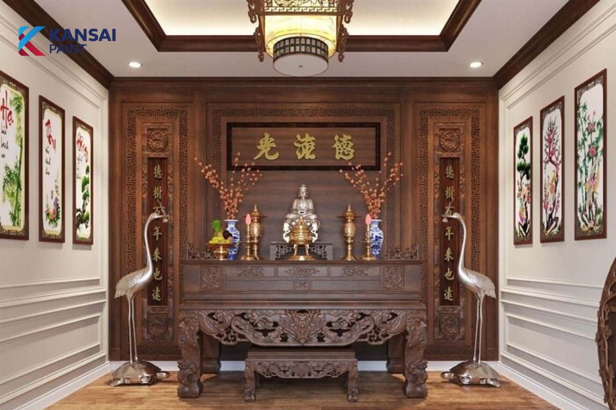 Màu Sơn Phòng Thờ Cho Người Mệnh Kim