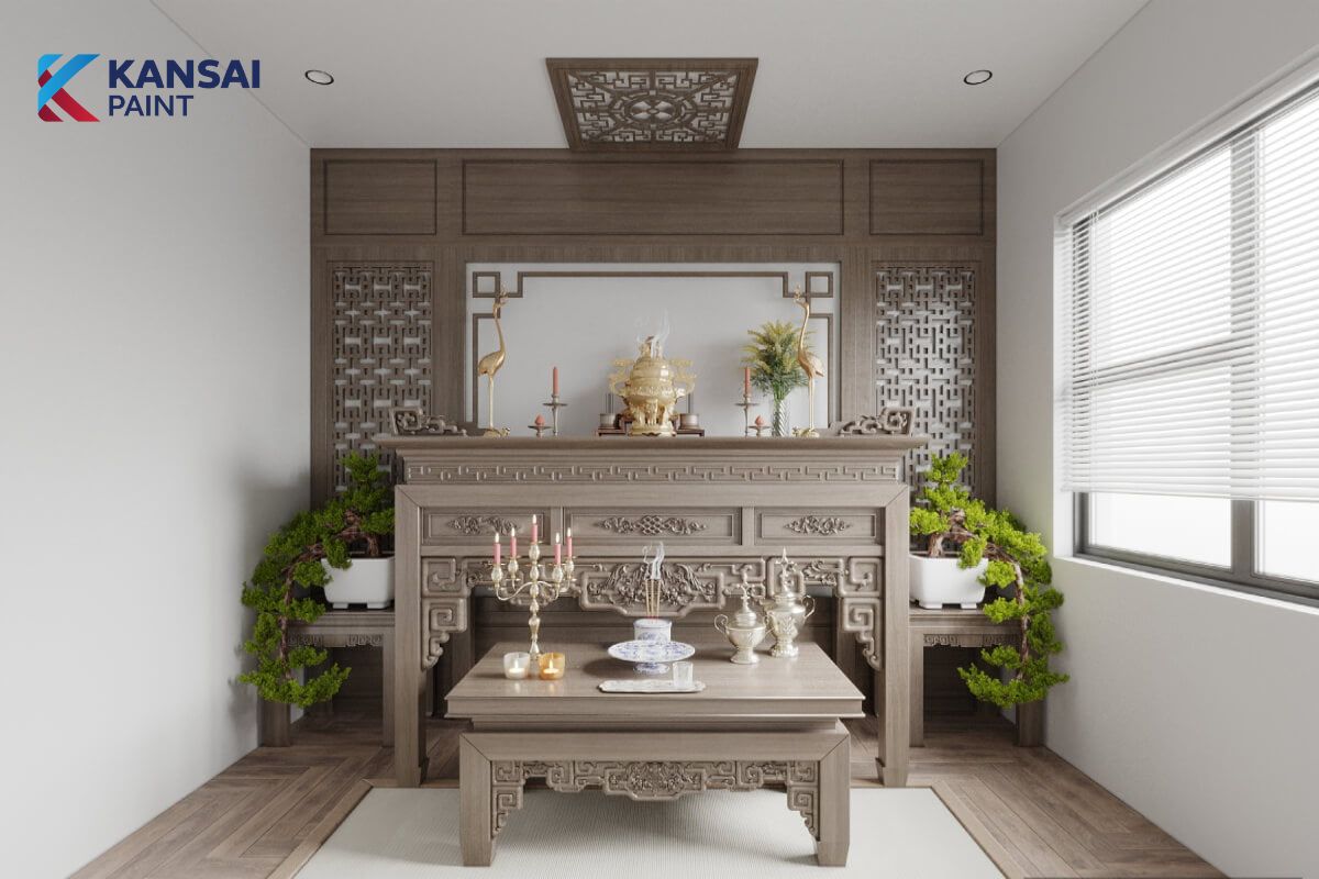Phòng Thờ Nên Sơn Màu Gì Phòng Thờ Nên Sơn Màu Gì