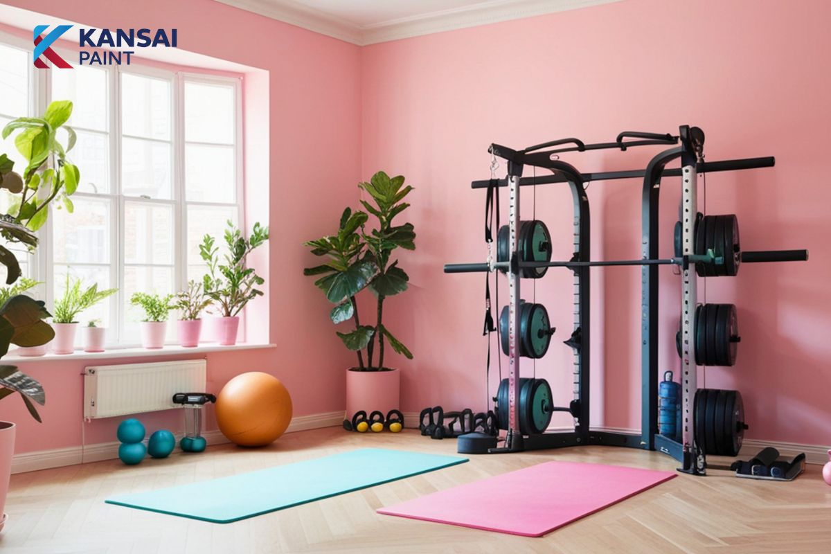 Bảng Màu Sơn Tường Màu Hồng