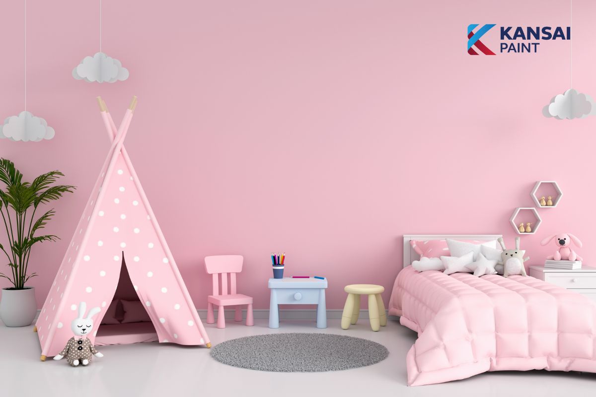 Bảng Màu Sơn Tường Màu Hồng