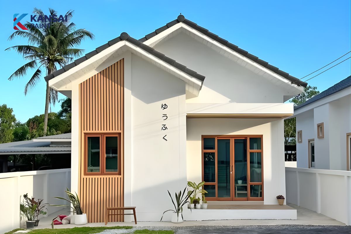 Phối Màu Sơn Nhà Cấp 4 Mái Nhật