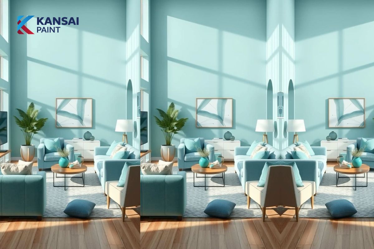 Sơn Nội Thất Màu Xanh Ngọc