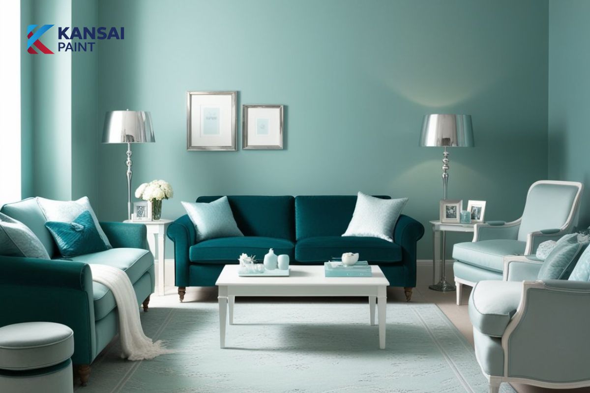 Sơn Nội Thất Màu Xanh Ngọc