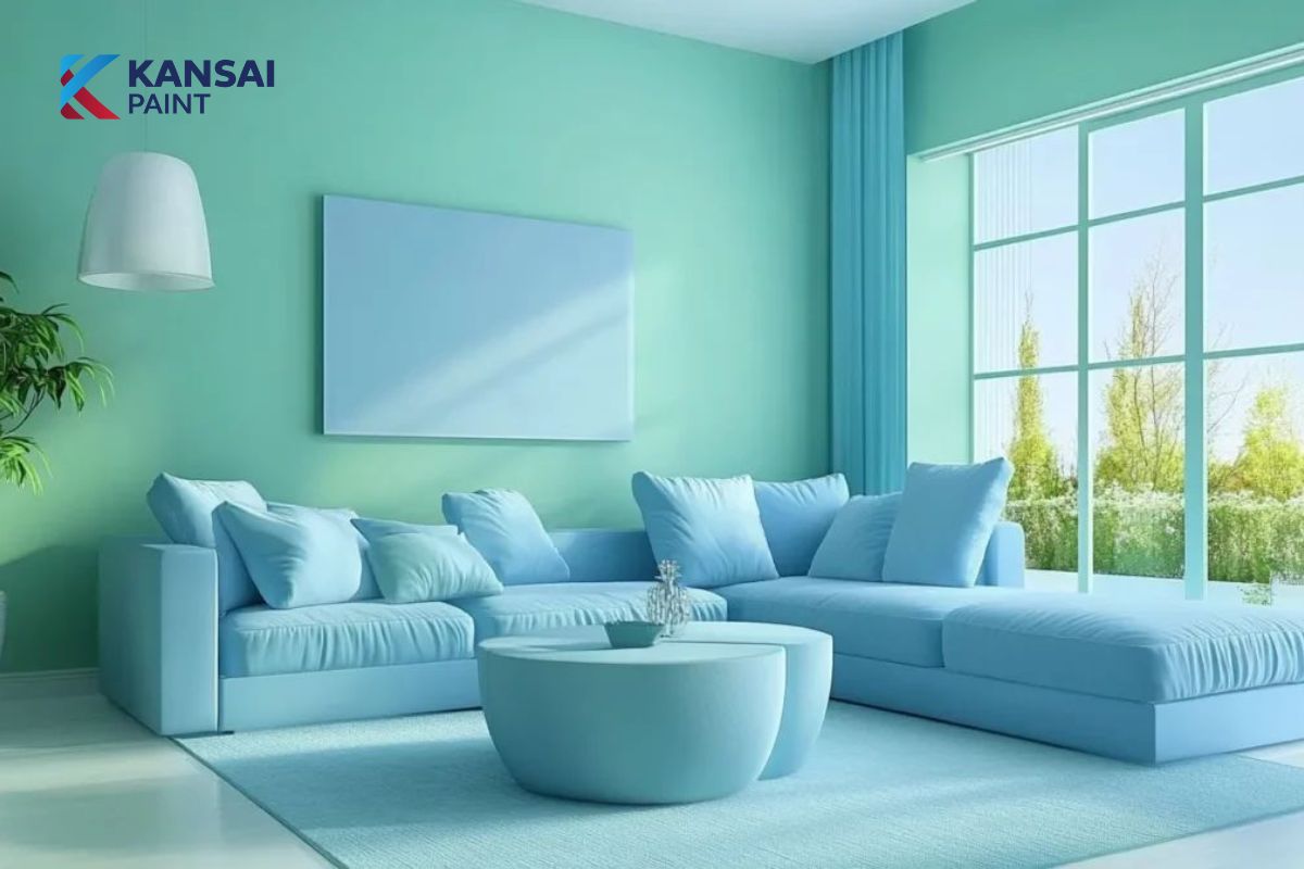 Sơn Nội Thất Màu Xanh Ngọc