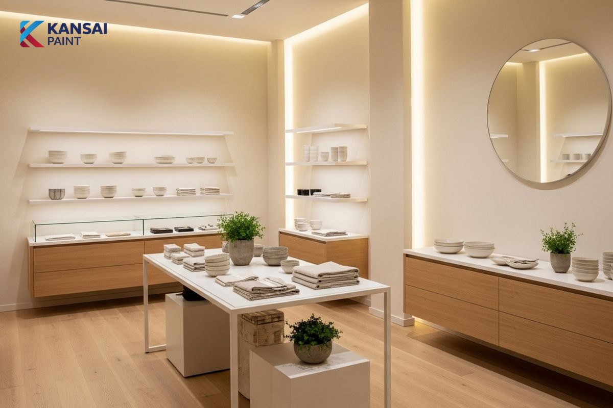 Sơn Nước Lau Chùi Được