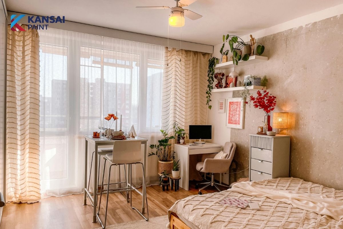 Phối Màu Sơn Tường Và Trần Nhà Phối Màu Sơn Tường Và Trần Nhà