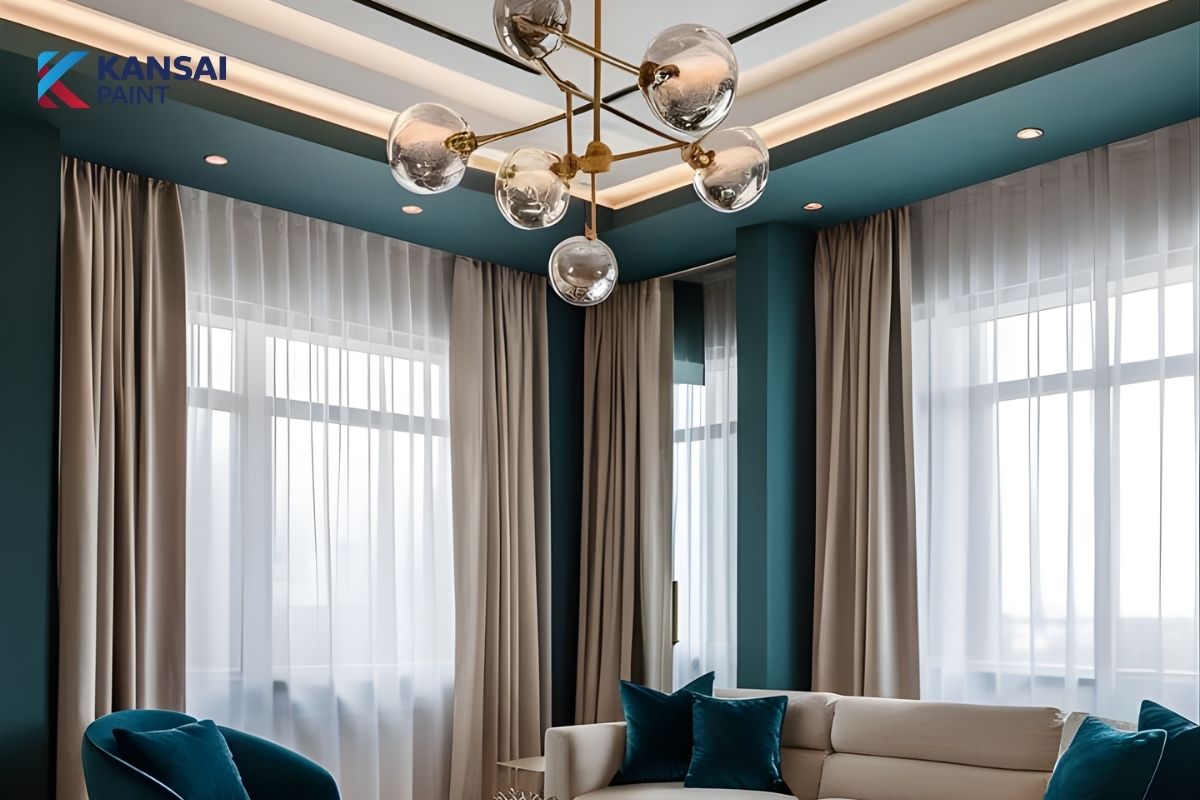 Phối Màu Sơn Tường Và Trần Nhà Phối Màu Sơn Tường Và Trần Nhà