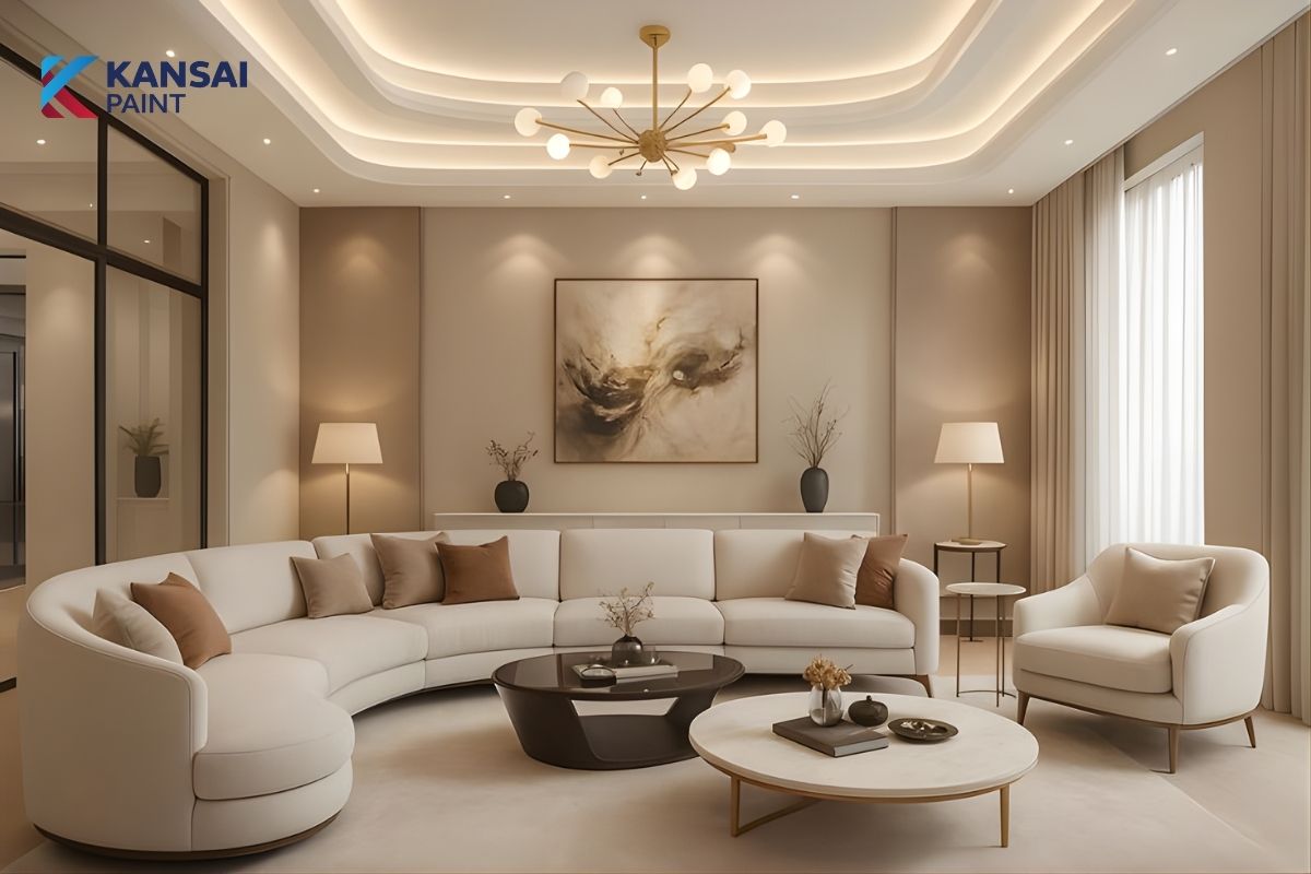 Phối Màu Sơn Tường Và Trần Nhà Phối Màu Sơn Tường Và Trần Nhà