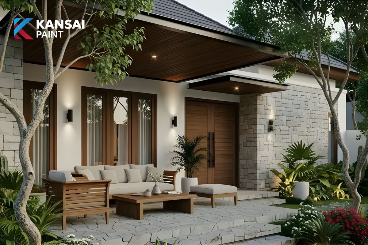 Nhà Mái Thái Sơn Màu Gì Đẹp Nhà Mái Thái Sơn Màu Gì Đẹp