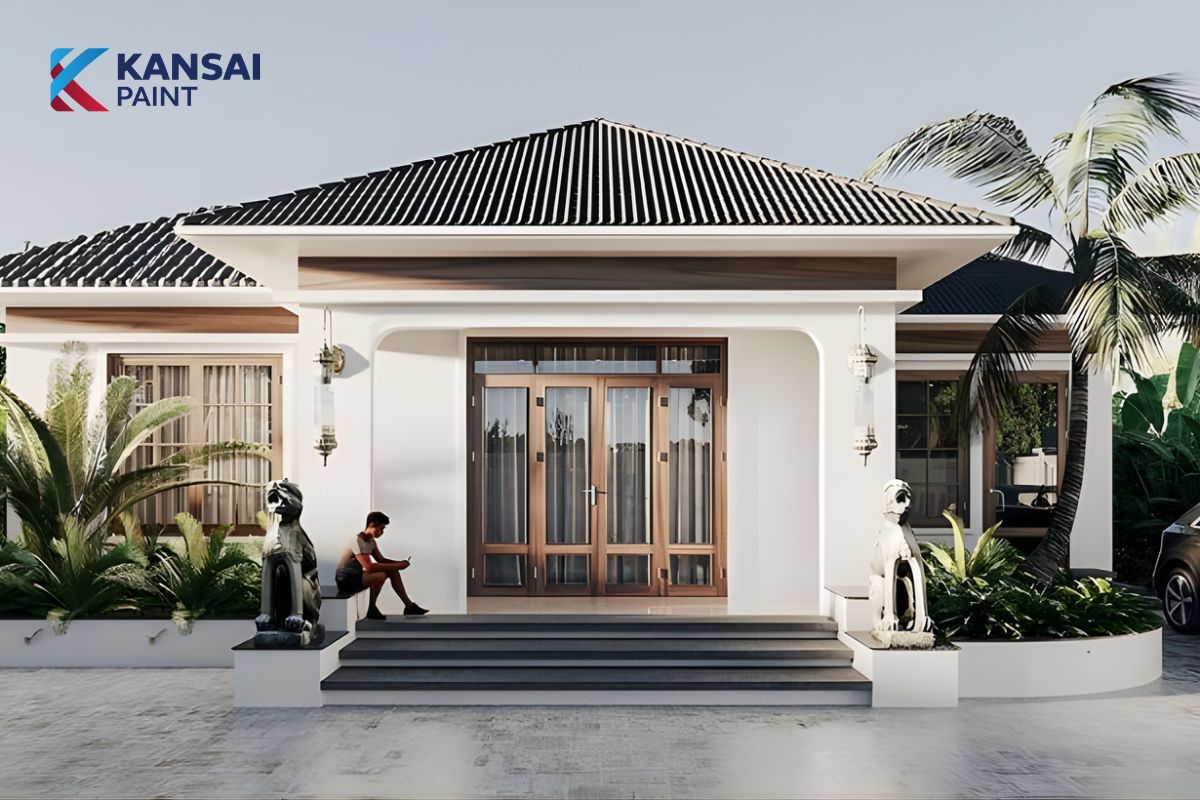 Nhà Mái Thái Sơn Màu Gì Đẹp Nhà Mái Thái Sơn Màu Gì Đẹp