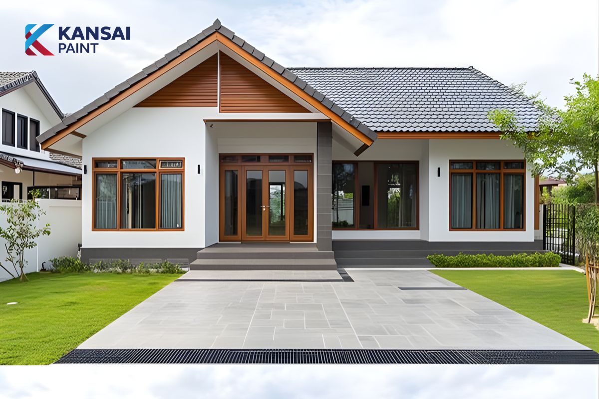 Nhà Mái Thái Sơn Màu Gì Đẹp Nhà Mái Thái Sơn Màu Gì Đẹp