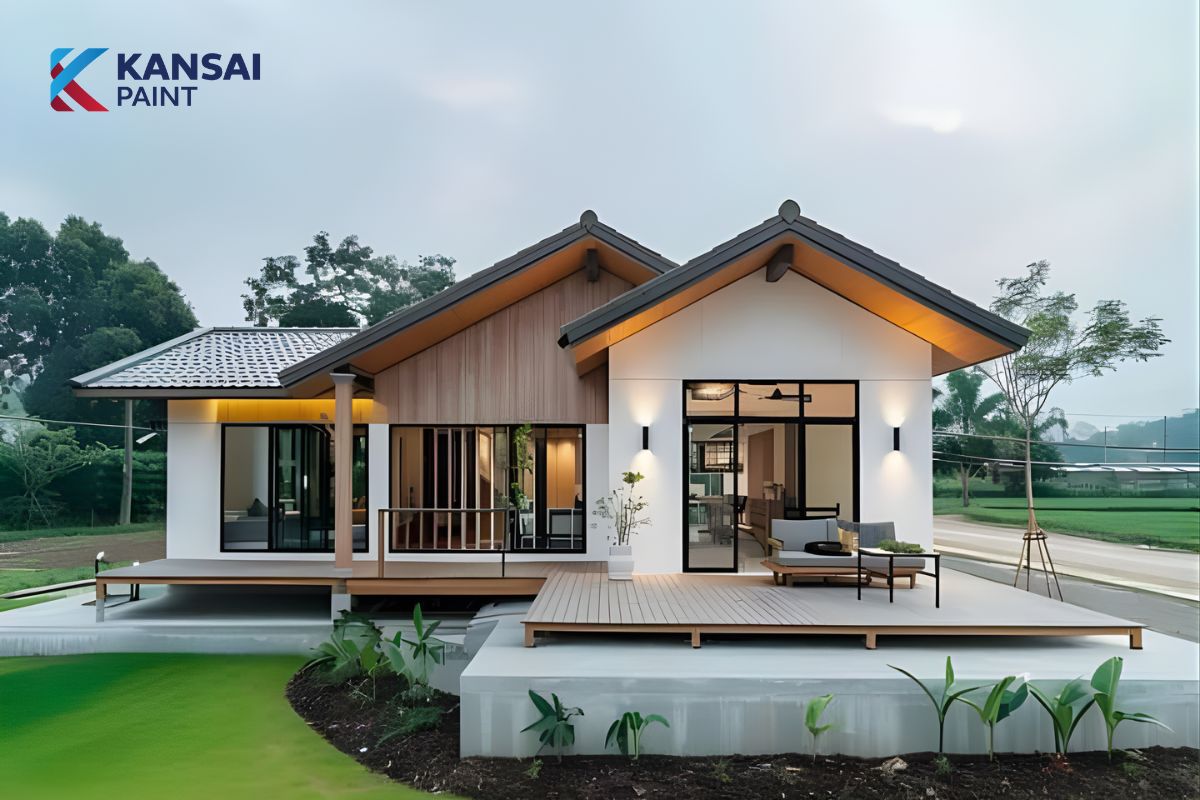 Nhà Mái Thái Sơn Màu Gì Đẹp Nhà Mái Thái Sơn Màu Gì Đẹp