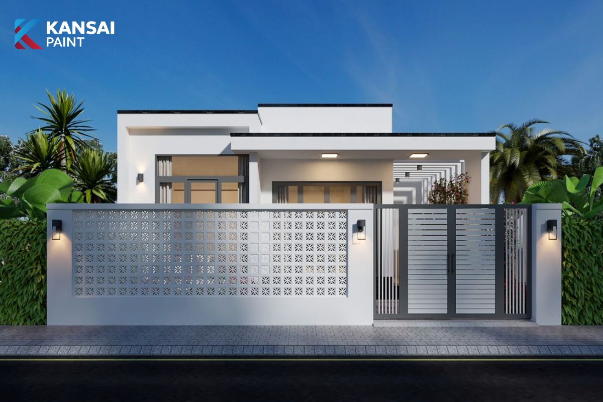 Sơn Tường Rào Màu Gì Đẹp