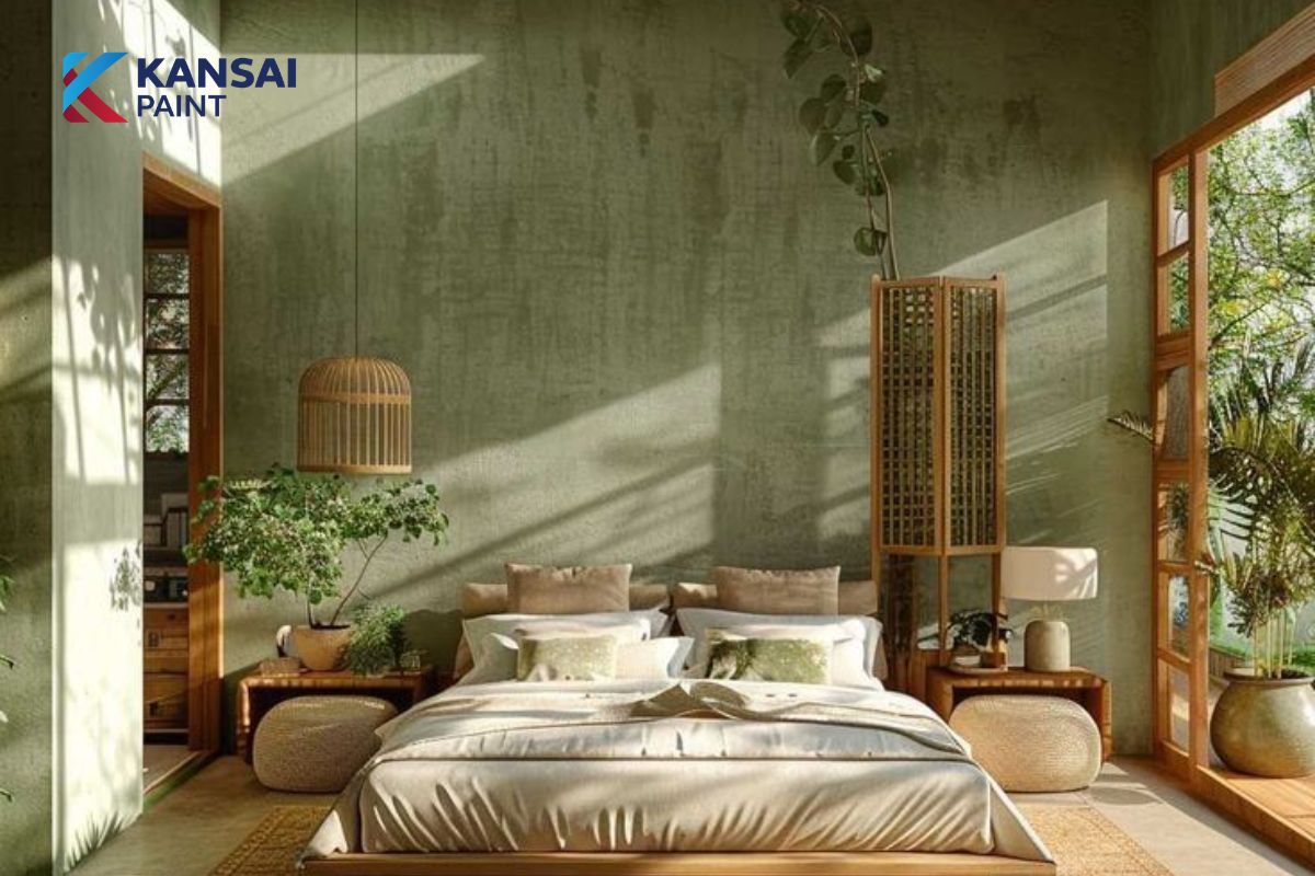Sơn Hiệu Ứng Màu Xanh