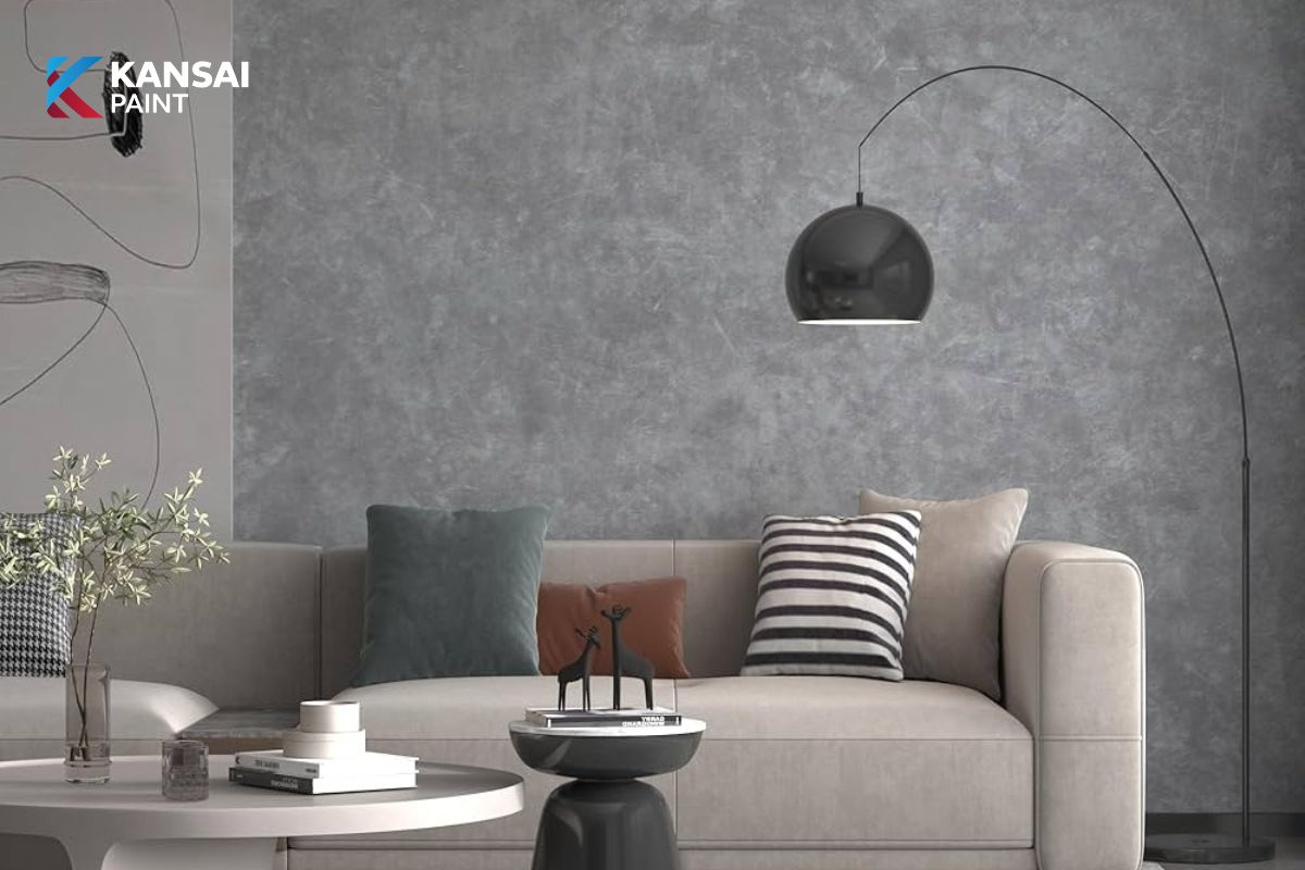 Bộ Sưu Tập 99 Mẫu Tường Sơn Hiệu Ứng Bê Tông Đẹp Cuốn Hút 2 tuong son hieu ung be tong 7 KANSAI PAINT