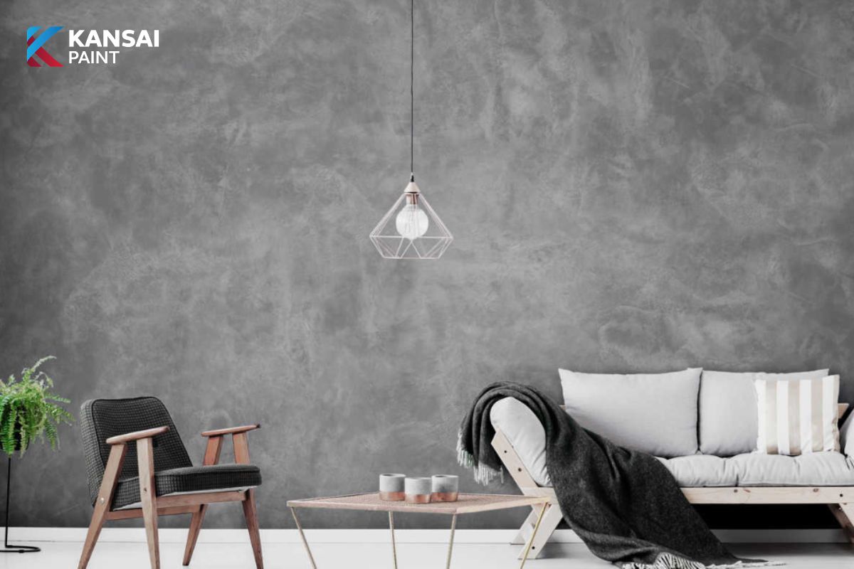 Bộ Sưu Tập 99 Mẫu Tường Sơn Hiệu Ứng Bê Tông Đẹp Cuốn Hút 1 tuong son hieu ung be tong 8 KANSAI PAINT