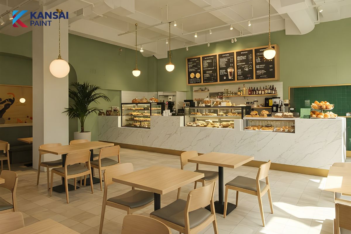 Màu Sơn Quán Cafe Đẹp
