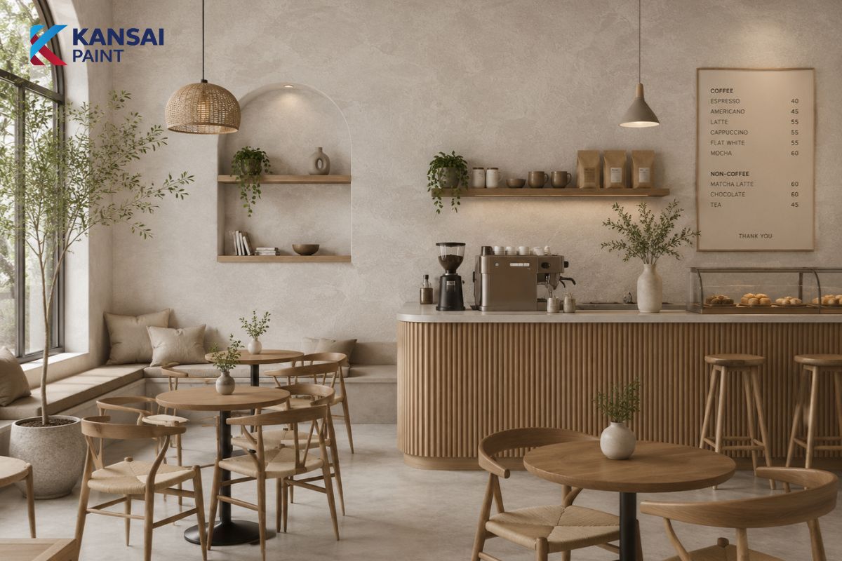 Màu Sơn Quán Cafe Đẹp