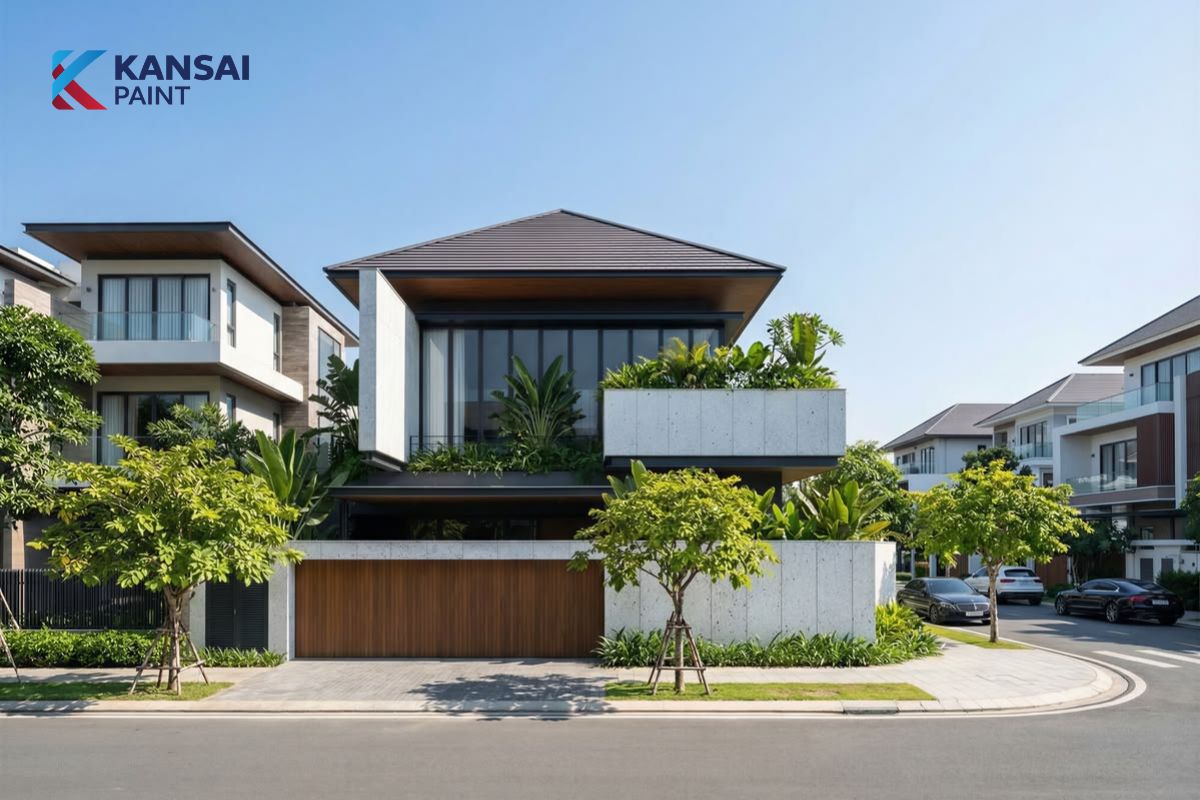Phối Màu Sơn Hàng Rào Đẹp Phối Màu Sơn Hàng Rào Đẹp