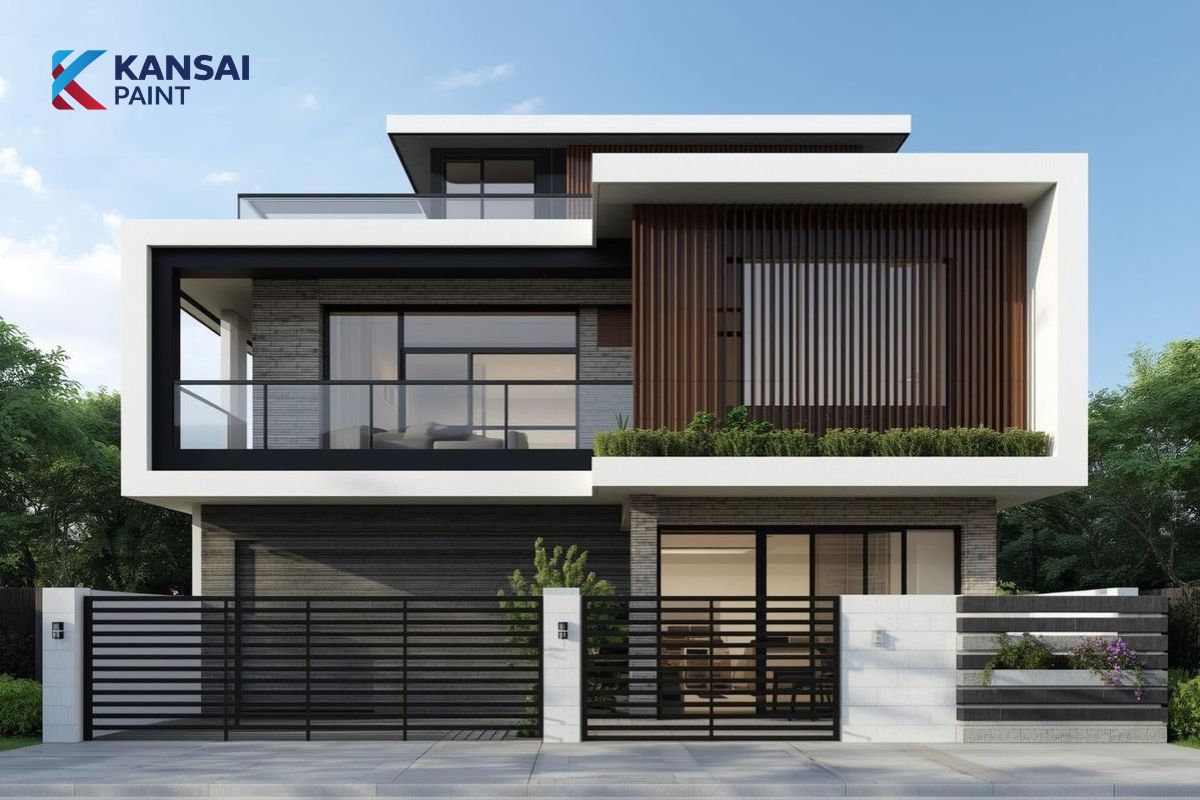 Phối Màu Sơn Hàng Rào Đẹp Phối Màu Sơn Hàng Rào Đẹp