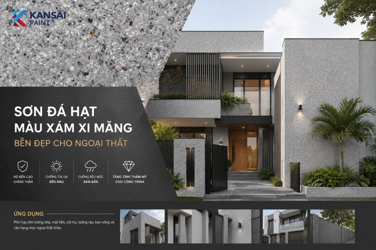 Sơn Màu Xám Xi Măng Sơn Màu Xám Xi Măng