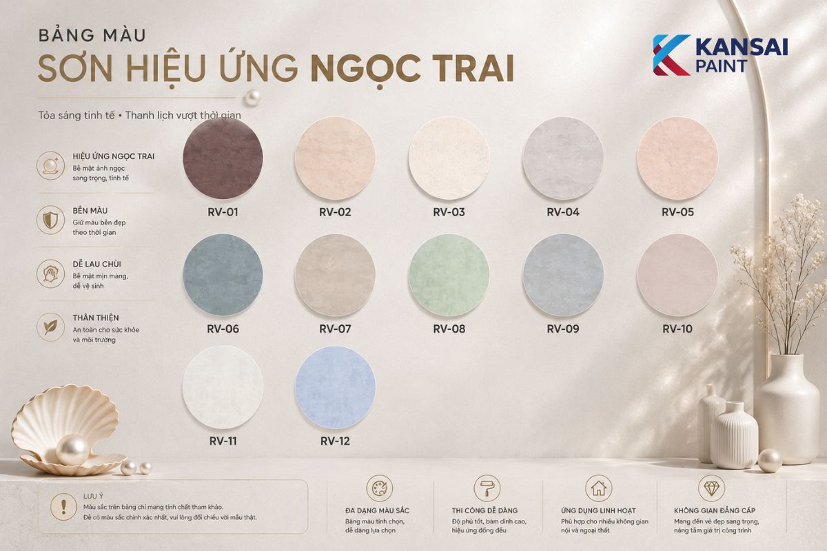 Bảng Màu Sơn Hiệu Ứng