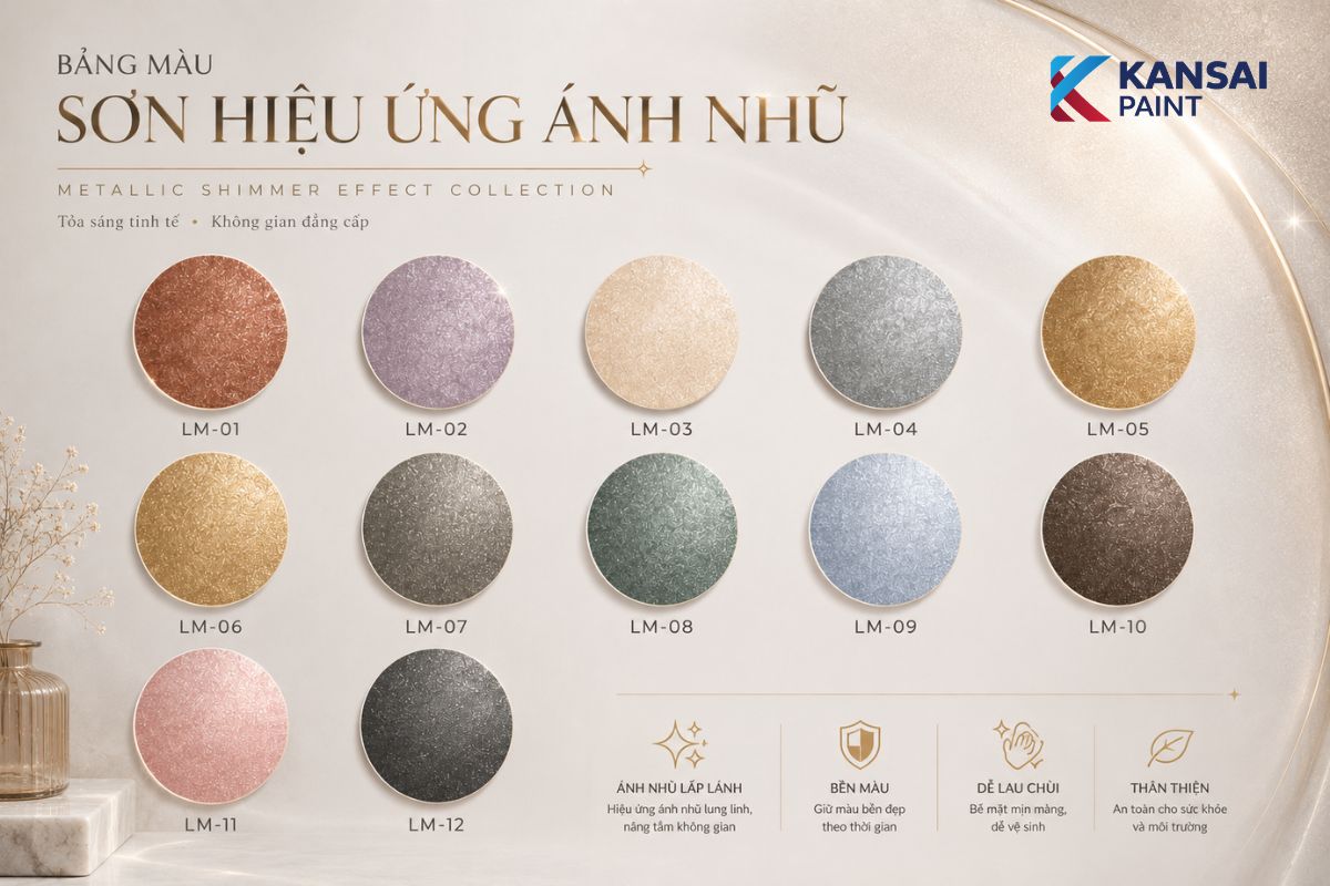 Bảng Màu Sơn Hiệu Ứng