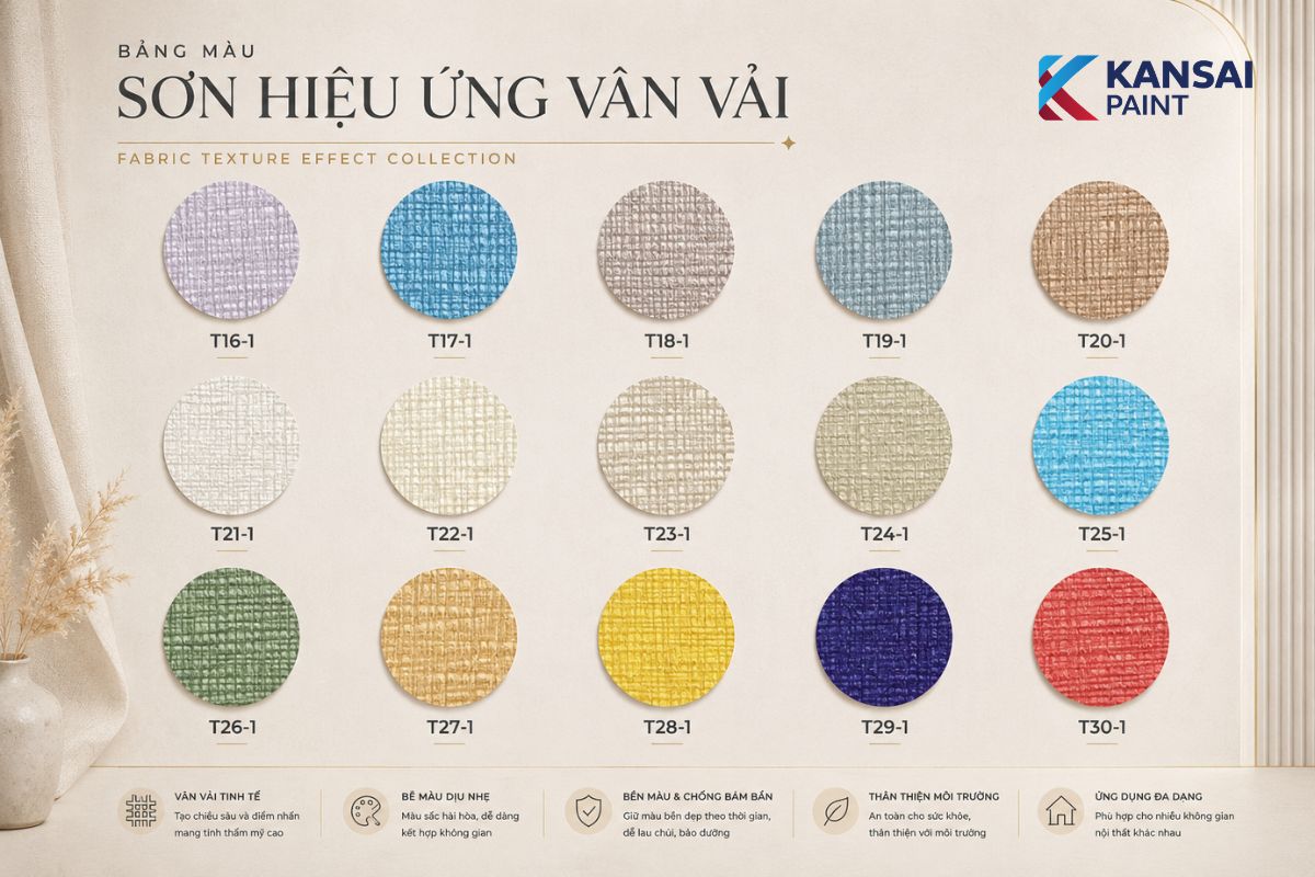 Bảng Màu Sơn Hiệu Ứng