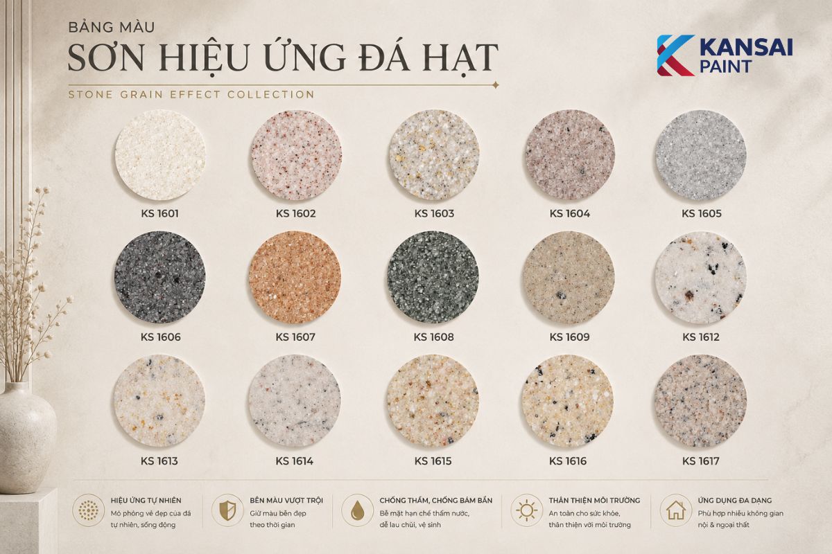 Bảng Màu Sơn Hiệu Ứng