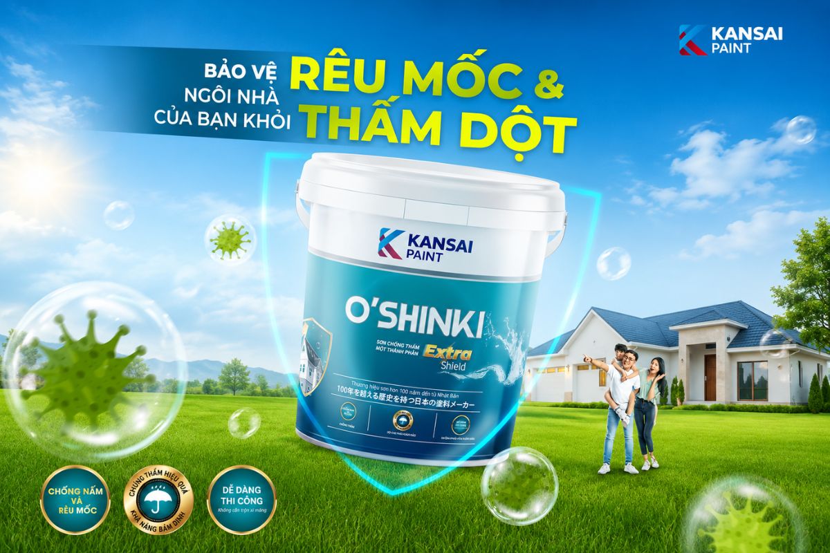 Giá Sơn Chống Thấm Tường Ngoài Trời 