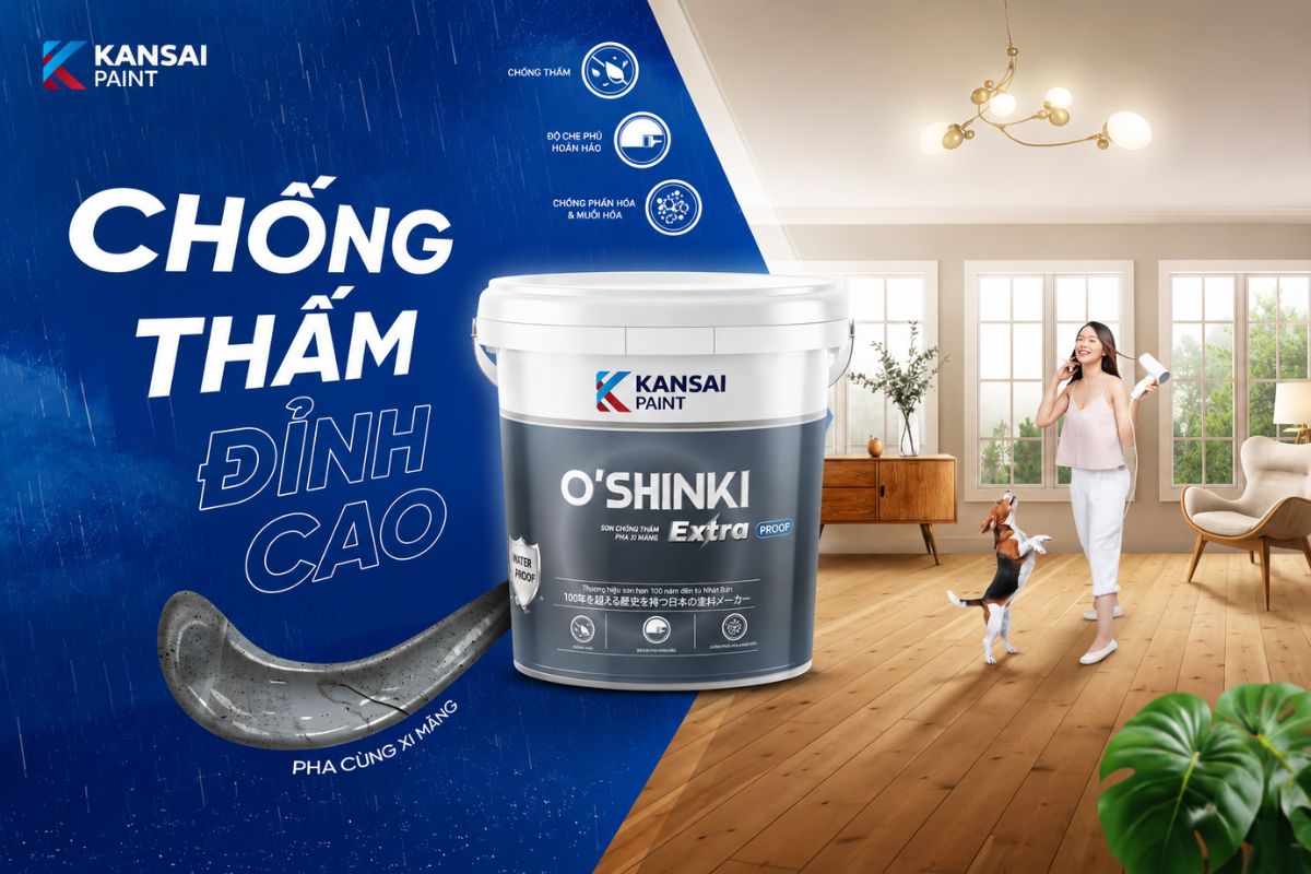 Giá Sơn Chống Thấm Tường Ngoài Trời 