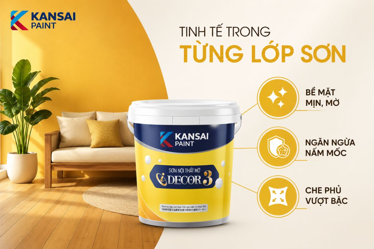 Sơn Trong Nhà Nên Dùng Loại Nào 