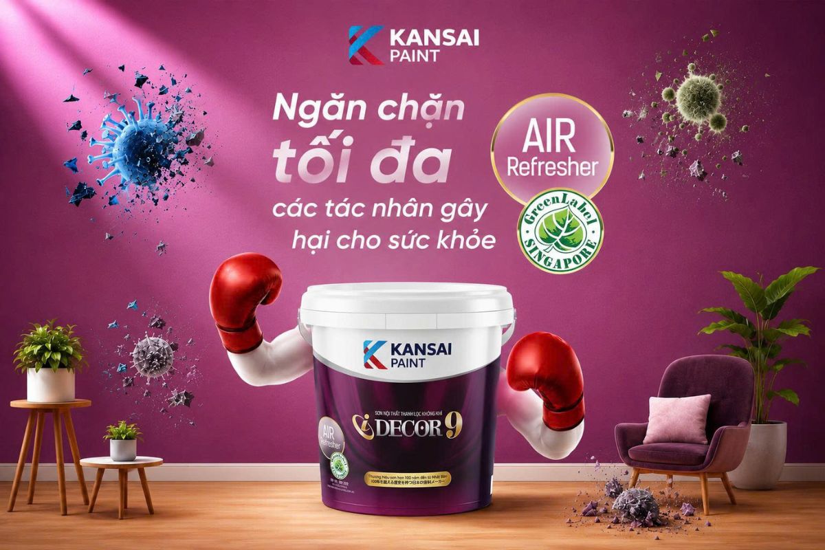 Sơn Trong Nhà Nên Dùng Loại Nào 