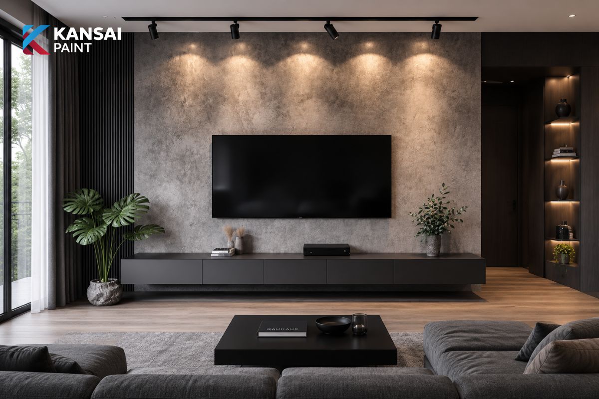 Vách Tivi Sơn Hiệu Ứng Vách Tivi Sơn Hiệu Ứng