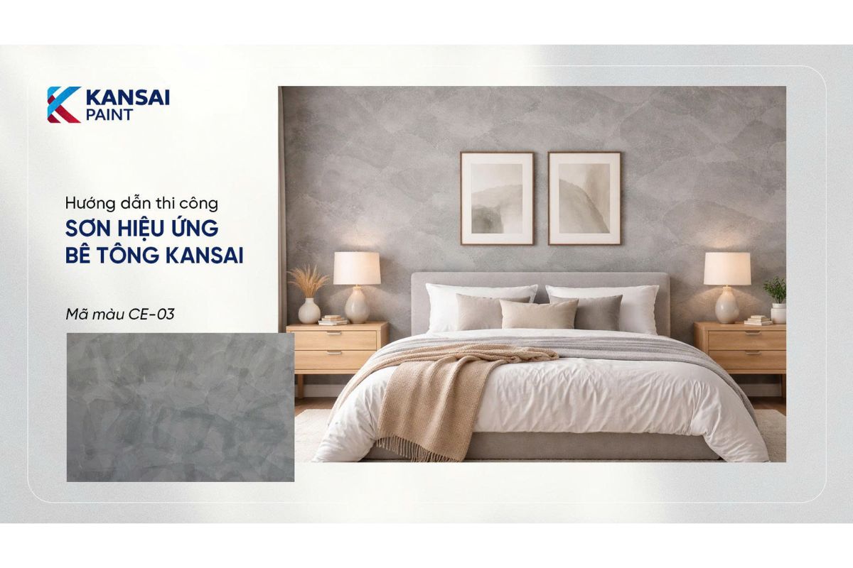Hướng Dẫn Sơn Hiệu Ứng Bê Tông Hướng Dẫn Sơn Hiệu Ứng Bê Tông