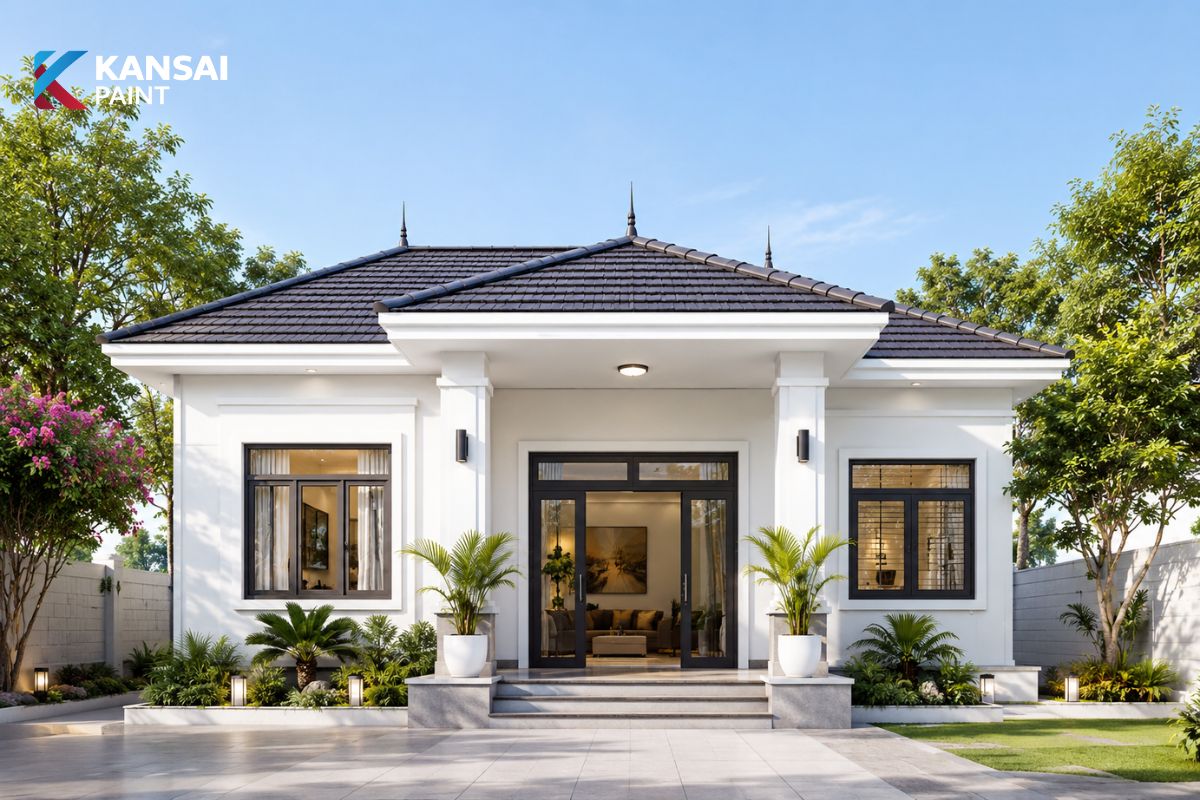 Mẫu Nhà Cấp 4 Đơn Giản