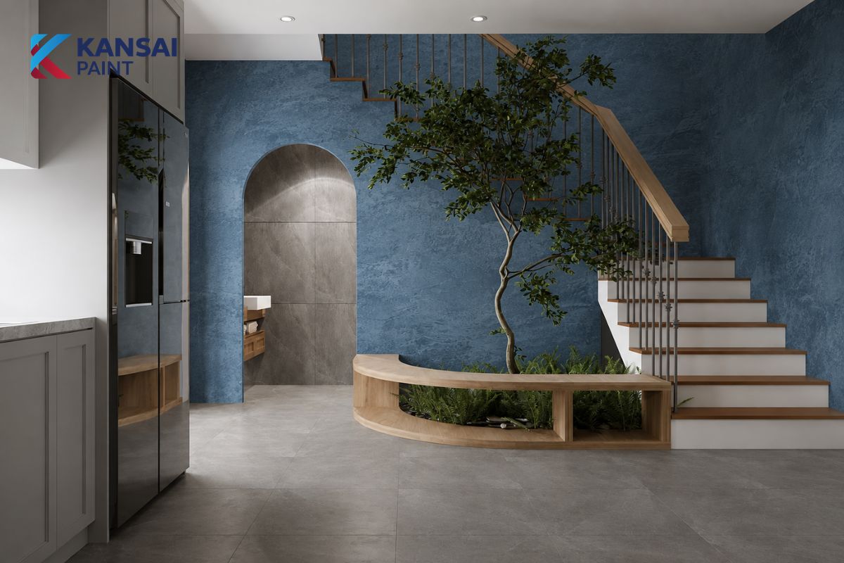 Sơn Hiệu Ứng Vách Cầu Thang 