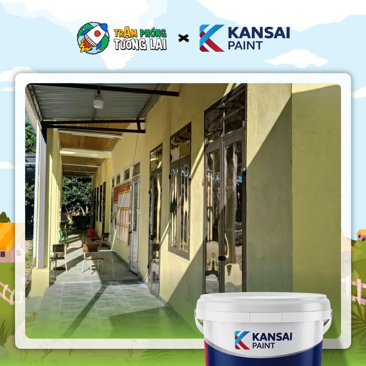 diem truong c72 10 KANSAI PAINT