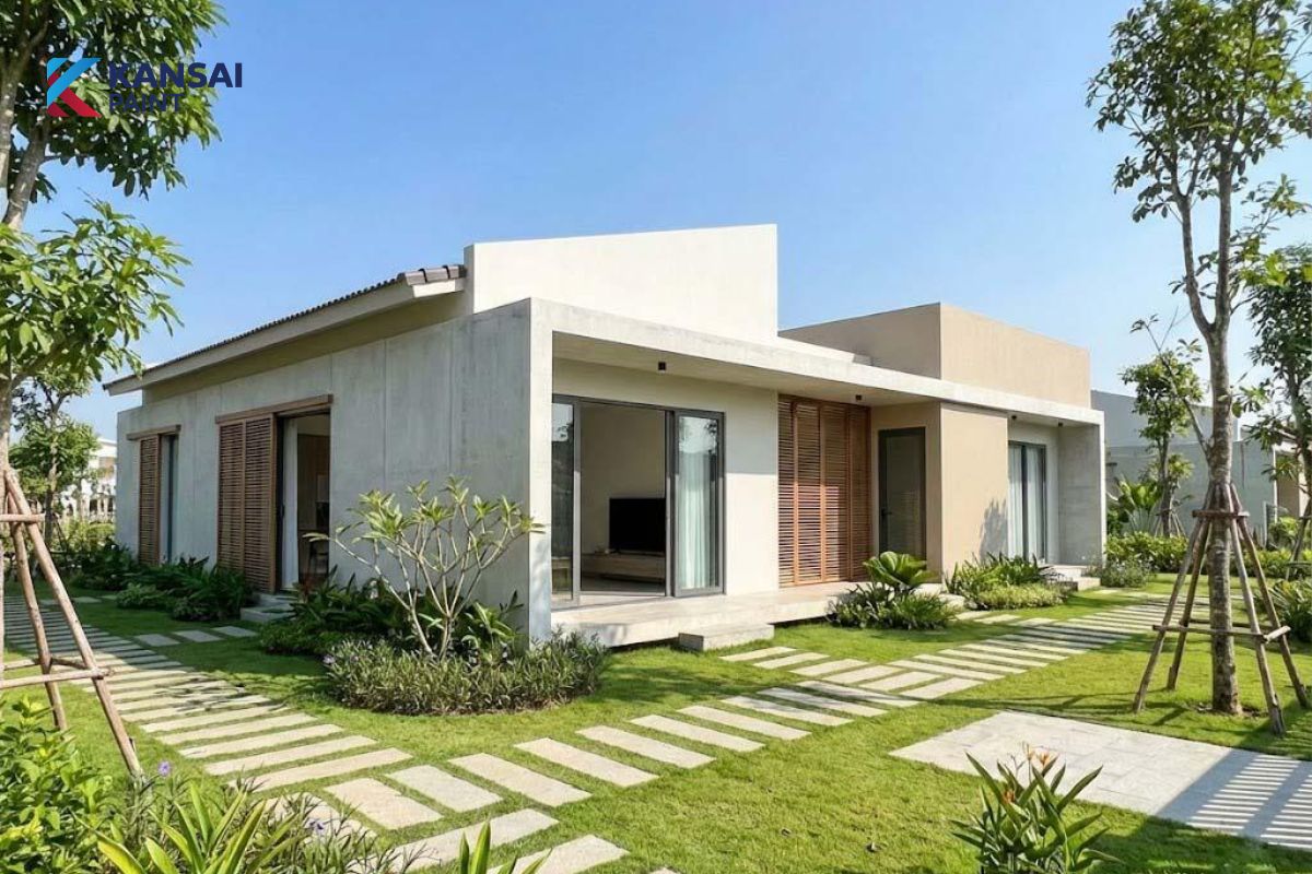 Mẫu nhà cấp 4 hiện đại Mẫu nhà cấp 4 hiện đại