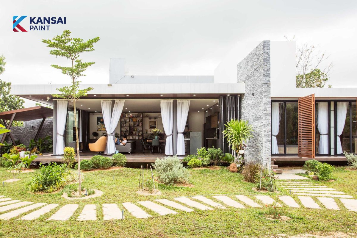 Mẫu nhà cấp 4 hiện đại Mẫu nhà cấp 4 hiện đại