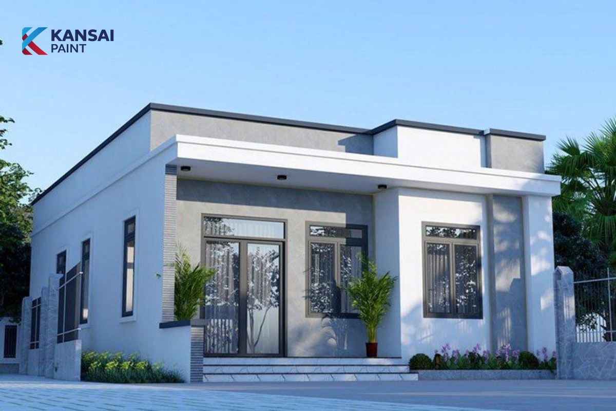 Mẫu nhà cấp 4 hiện đại Mẫu nhà cấp 4 hiện đại