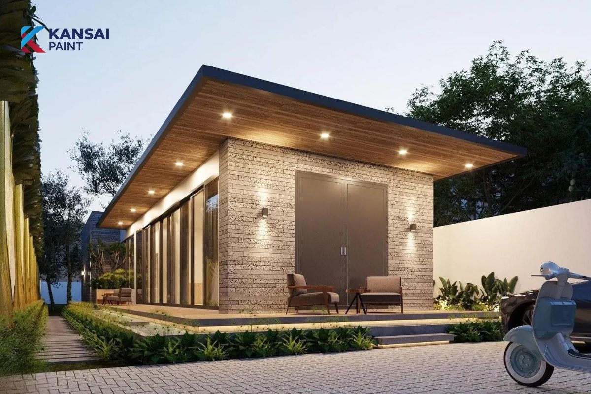 Mẫu nhà cấp 4 hiện đại Mẫu nhà cấp 4 hiện đại