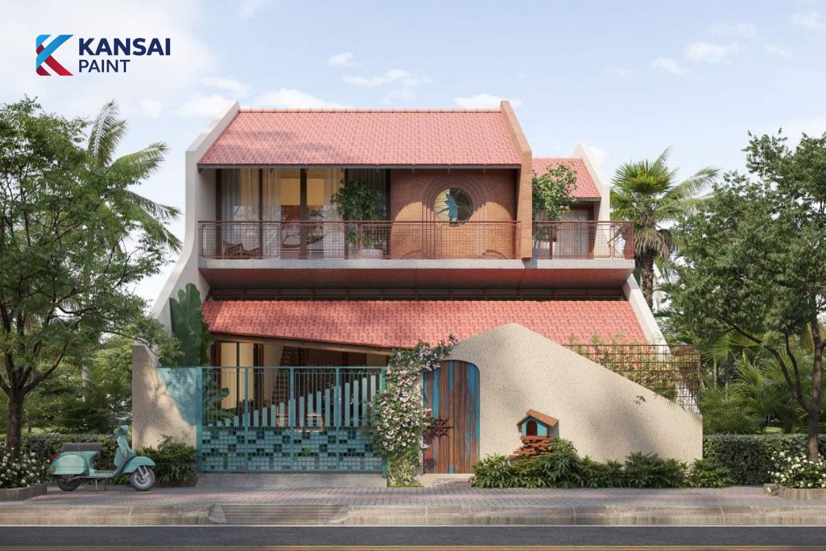 Mẫu Nhà 2 Tầng Đẹp Ở Nông Thôn