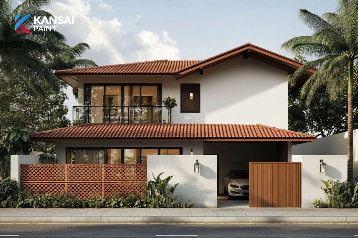 Mẫu Nhà 2 Tầng Đẹp Ở Nông Thôn